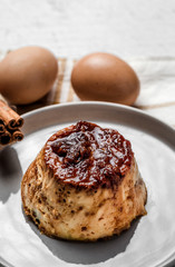 Delicious homemade pudding