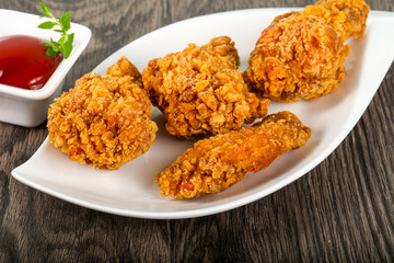 Crispy chicken wings