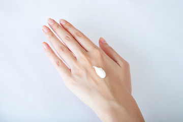 Fototapeta premium woman's hand care, close up