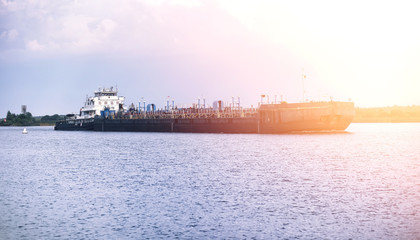 Fototapeta premium Landscape lake. Texture of water. The lake is at dawn. The mouth of the river at the confluence of the lake.