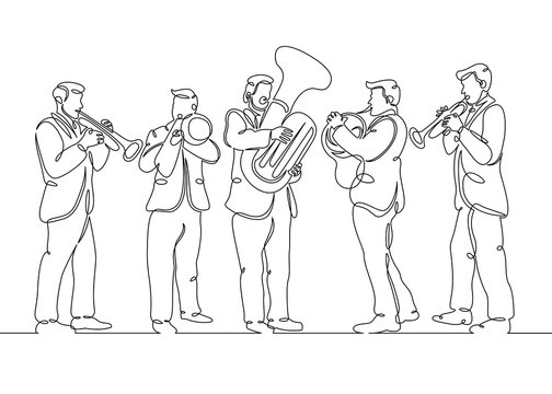 male brass quintet