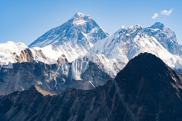 Naklejka na ściany i meble Mount Everest Nepal