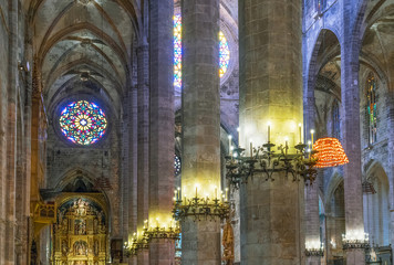 Fototapeta premium Art and sacred architecture in Palma de Majorca