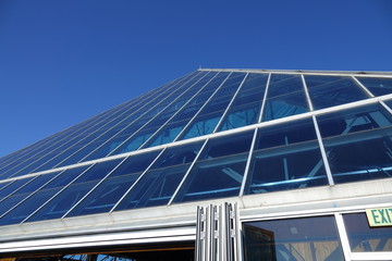 Obraz premium solar panels on the roof