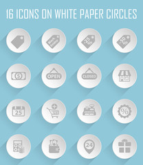 black friday icon set