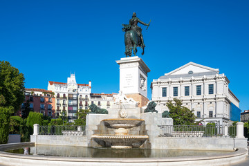 Fototapeta premium The highlights of central Madrid