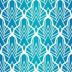 Rhombic seamless ornaments in the same style.