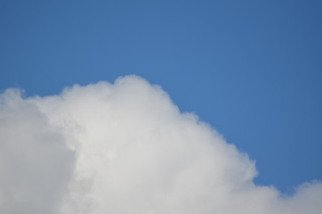 Obraz premium blue beautiful sky and clouds