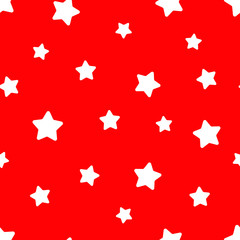 Vector seamless stars pattern. Star background based on random elements for high definition concept. Christmas motives