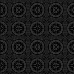 Background Black Decorative Wall Material