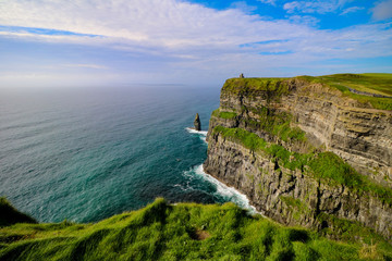 Fototapeta na wymiar Cliffs of Moher, Küste, Atantlik, Irland