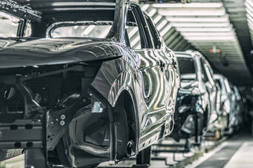 Production line of automobile plant, painting shop