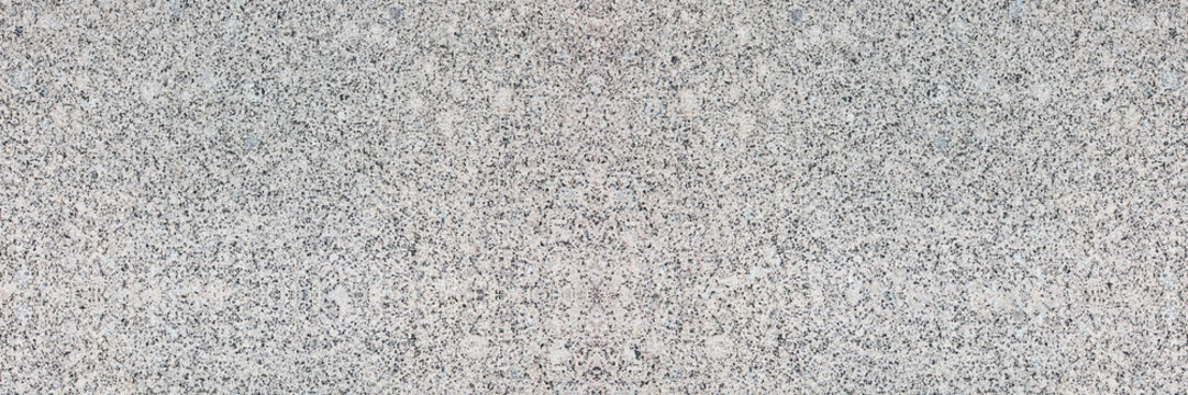 Grey Granite Rock Texture Background Close Up View of Mineral Stone. Simple Stone Surface of Natural Granite Material Background. Abstract Empty Seamless Pale Backdrop Banner with Empty Copy Space