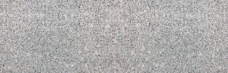Granite Texture Close Up View of Grey and White Color Mineral Stone. Simple Stoned Surface of Natural Granite Material Background. Abstract Empty Seamless Rock Backdrop Top View with Empty Copy Space