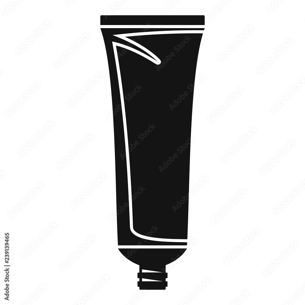 Poster mint toothpaste icon. simple illustration of mint toothpaste vector icon for web design isolated on 
