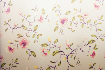 flower on soft pastel color romantic design background texture