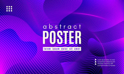 Wave Abstract Background with Color Fluid Shapes.