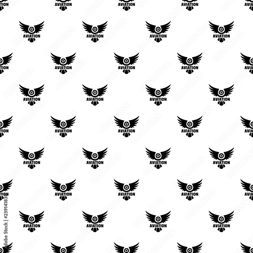 Poster aviation pattern seamless vector repeat geometric for any web design