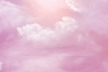 sun and cloud background with a pastel colored
