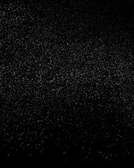 Snow and snow fog on a black background