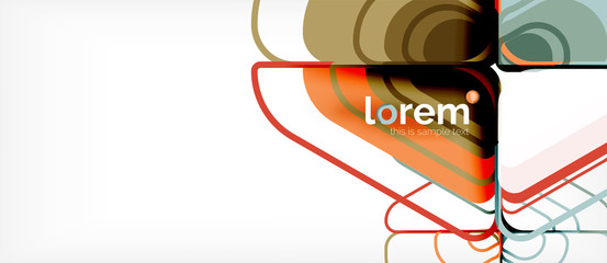 Geometric abstract background