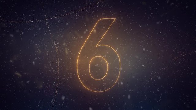 Pyro Numbers New Year Countdown