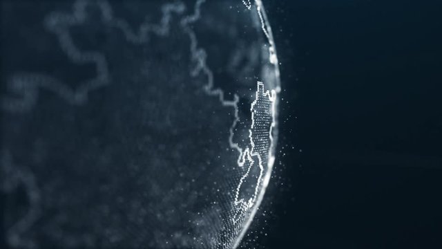 Accurate Moon Map in Futuristic Style