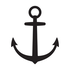 Anchor vector icon logo boat pirate Nautical maritime helm illustration symbol graphic design clipart