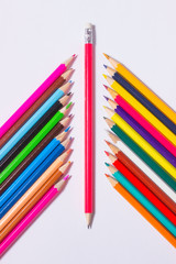 Набор цветных карандашей.