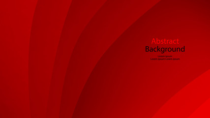 Red color and black color background abstract art vector 