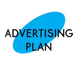 advertising plan advertising sticker