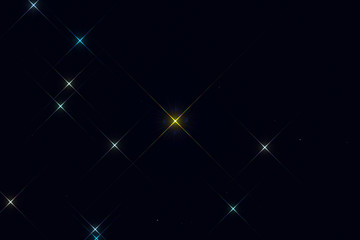 Milky Way stars photographed with astronomical telescope. My astronomy work.