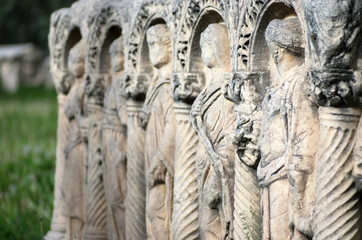 Reliefs at Aphrodisias ancient city, Aydin / Turkey