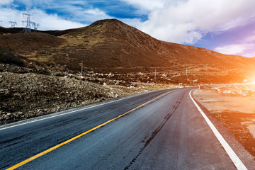 highland road to Daocheng, China
