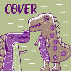 Vector illustration of dinosaur