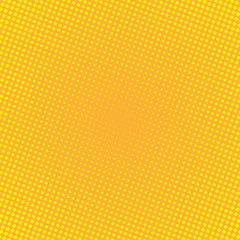 Obraz premium Pop art yellow and orange background with irregular points. Vector illustration.