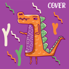 Vector illustration of dinosaur