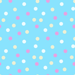 Abstract seamless pattern with dots