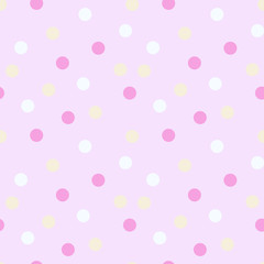 Abstract seamless pattern with dots