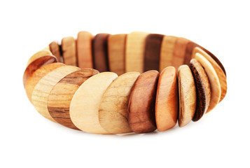 Wooden round bracelet