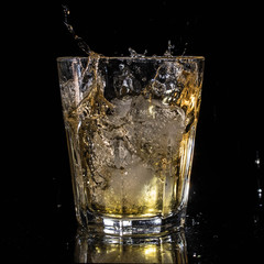 Whiskey with ice