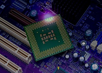 cpu pins and circuit mother board