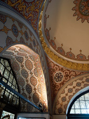 interior of hagia sophia in istanbul turkey