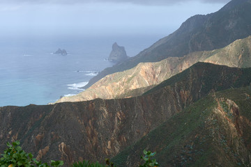 Fototapeta premium Mountains of Anaga, Tenerife.