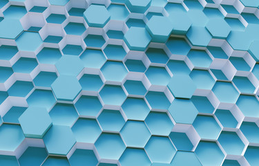 scifi technology hexagon pattern background
