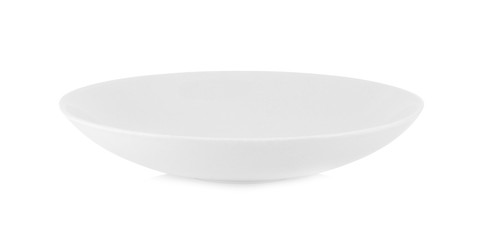 white bowl on white background