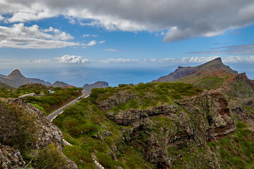 Fototapeta na wymiar Anaga Mountains in Tenerife