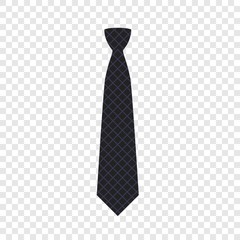 Black tie icon. Flat illustration of black tie vector icon for web design - obrazy, fototapety, plakaty