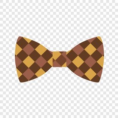 Hipster bow icon. Flat illustration of hipster bow vector icon for web design
