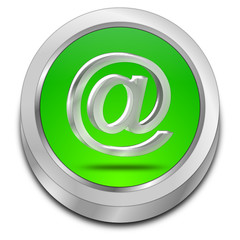 E-Mail Button - 3D illustration